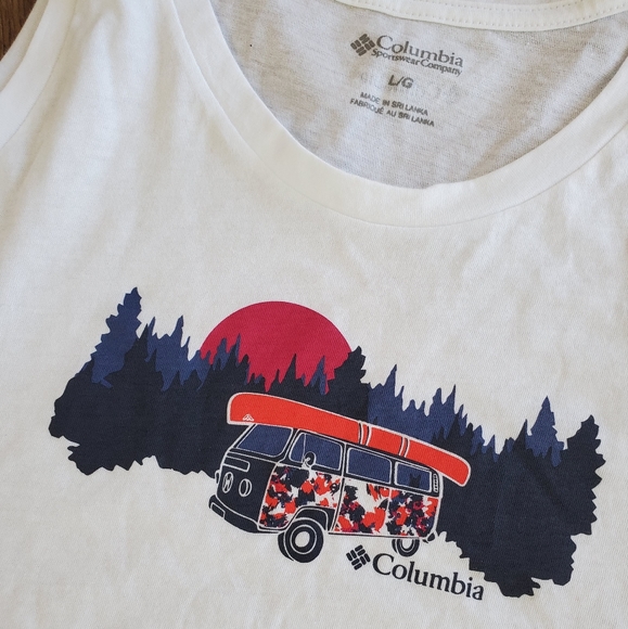 Columbia Bluff Mesa VW Van Soft Tank, sz L NWT - Picture 7 of 7